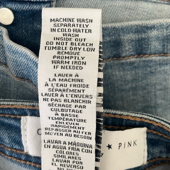 Celebrity Pink Overall Denim Dress Girls M Blue Light Wash Adjustable Button Up - Picture 13 of 14